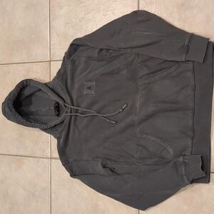 TEDDY FRESH Gray Distressed Hoodie Size Small